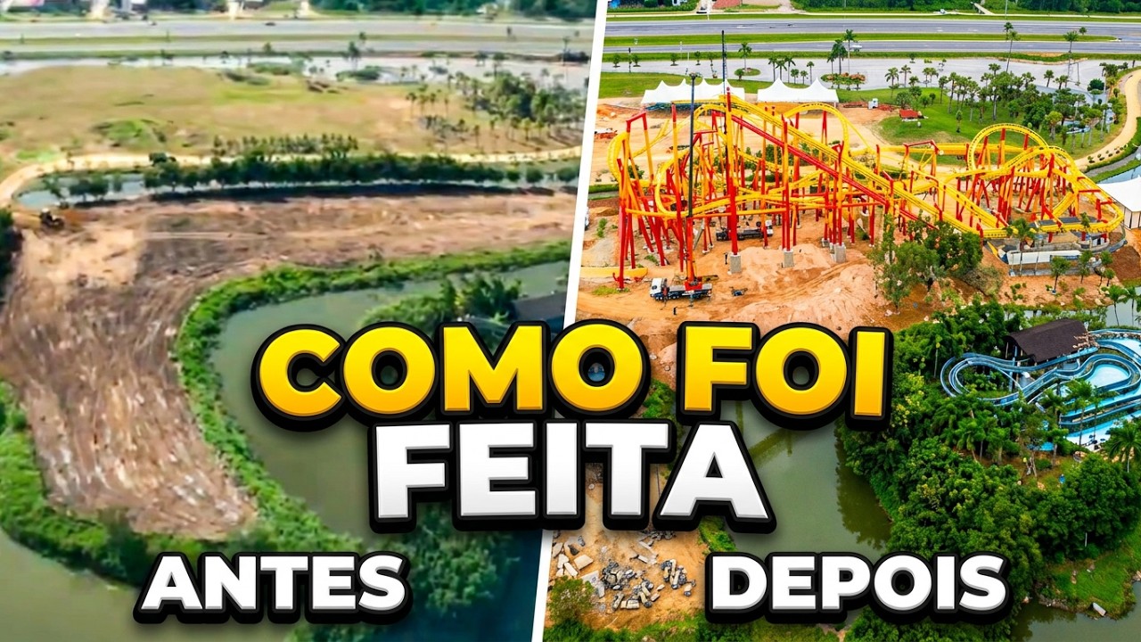 Construção da FireWhip - Beto Carrero World