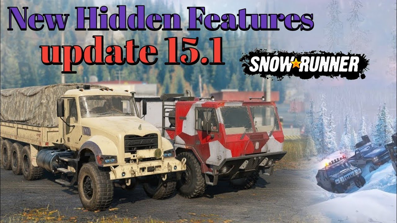 New update 15.1 hidden features in SnowRunner #focusentertainment#snowrunner #update