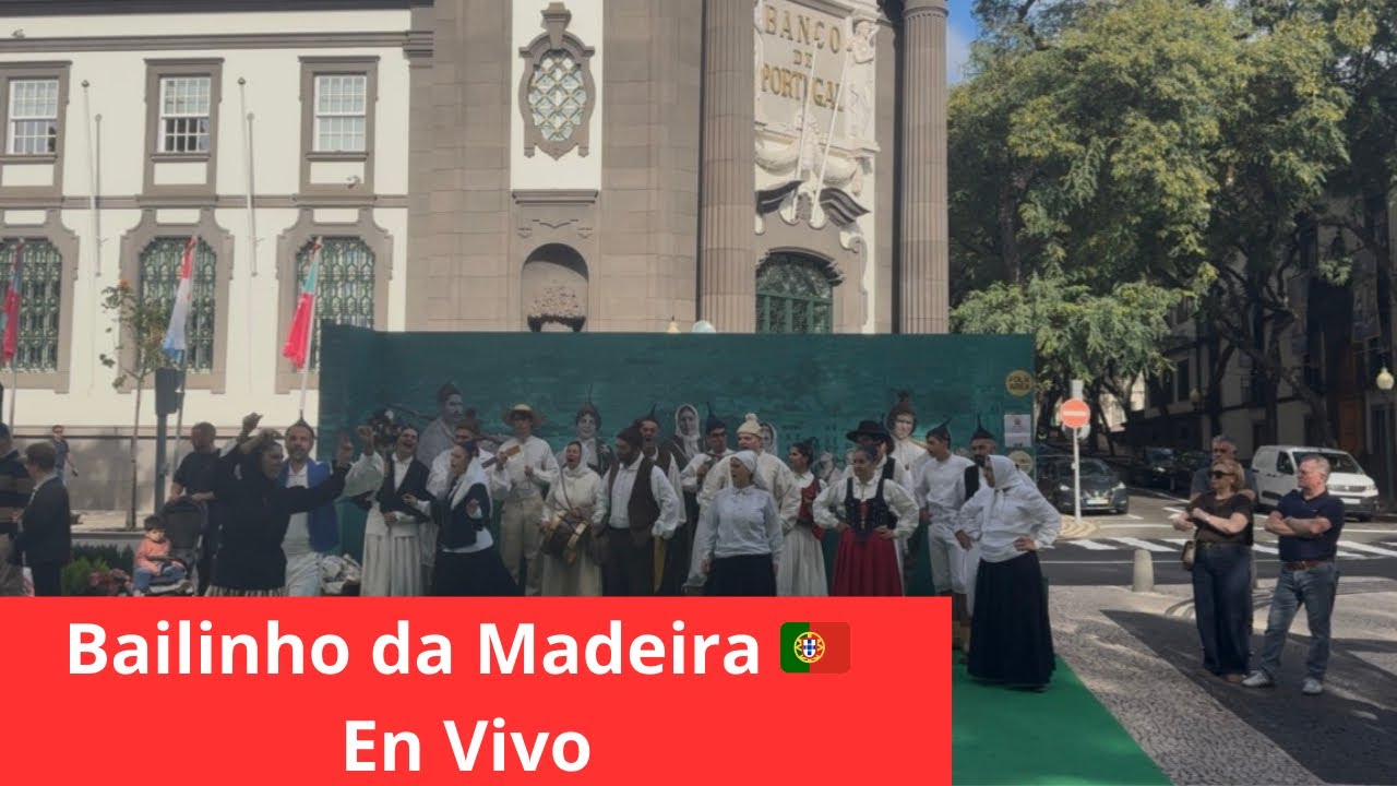 En vivo Bailinho da Madeira en la Placa Central de Funcha Diciembre 2025