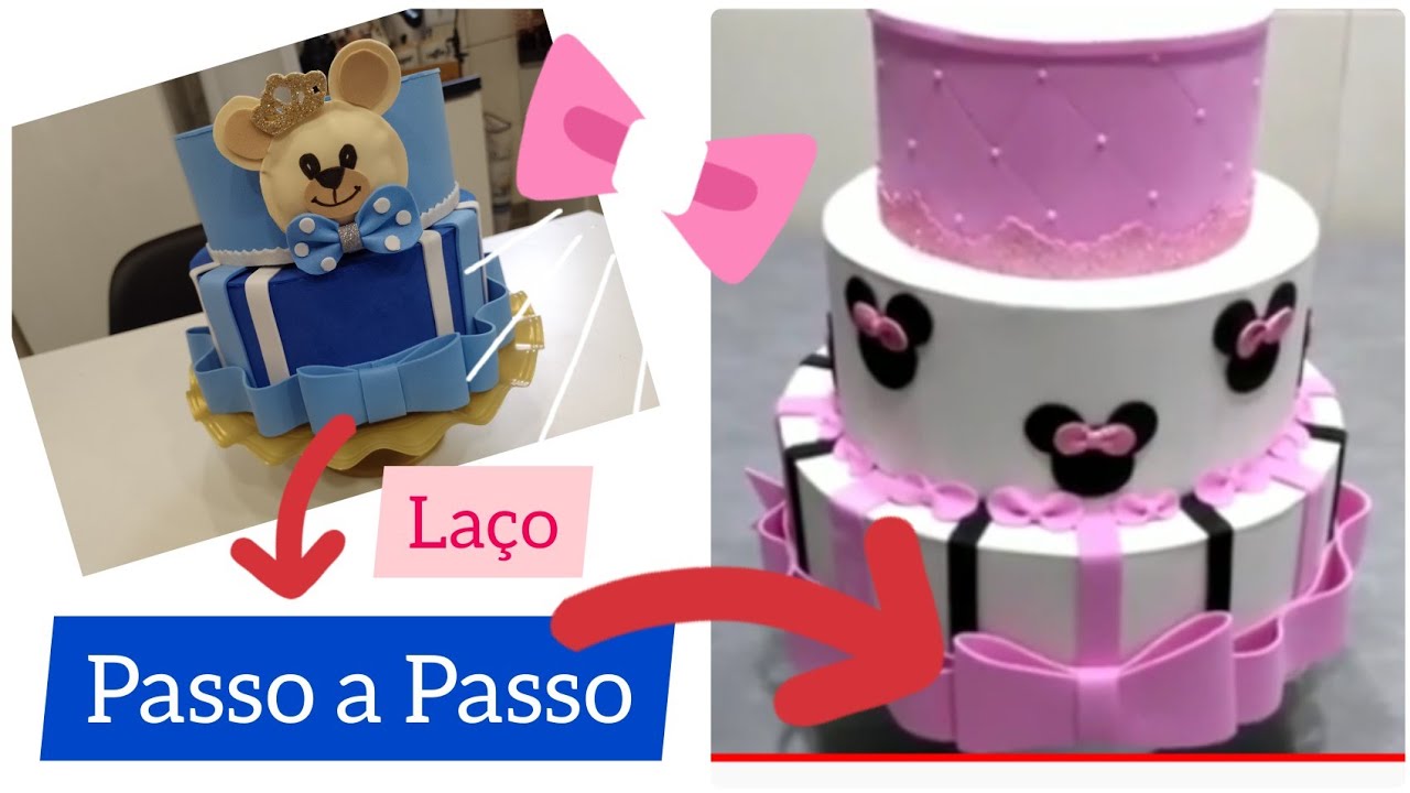 COMO FAZER O LAÇO P/ACABAMENTO DE BOLO FAKE @NaniMurielli10182925
