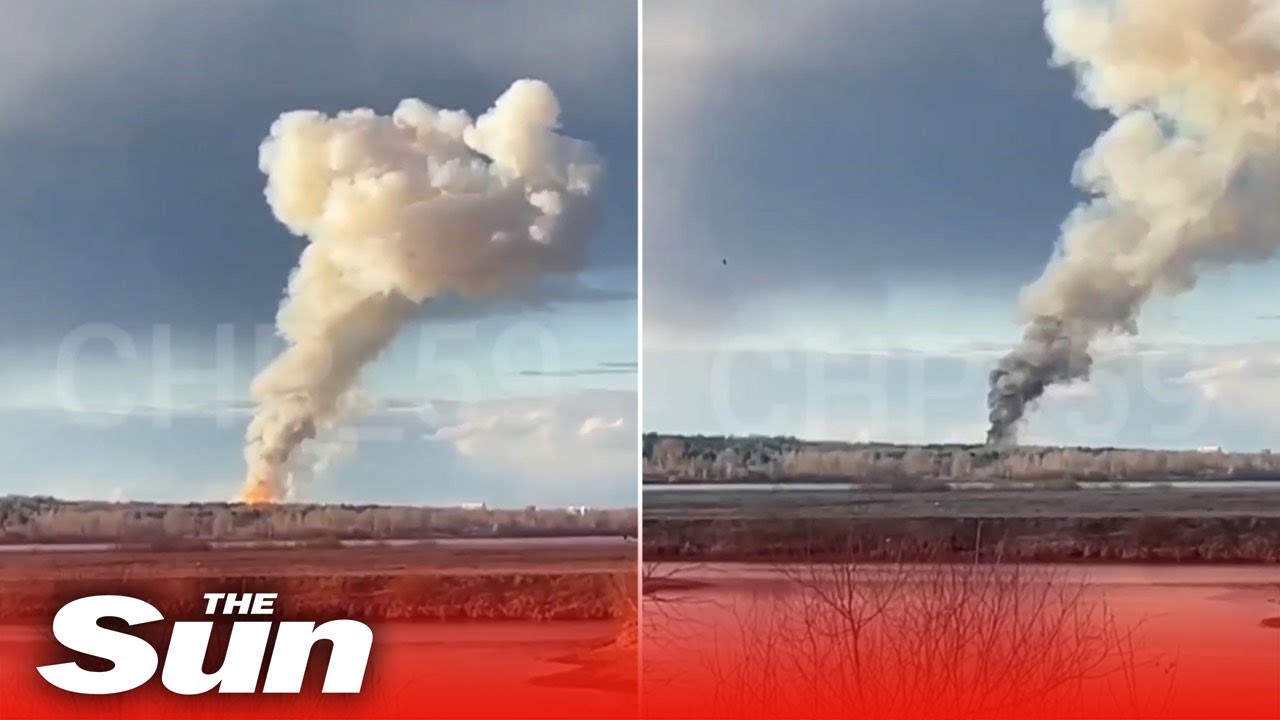 Fire rages on after blast at Russian arms-making plant as production halts