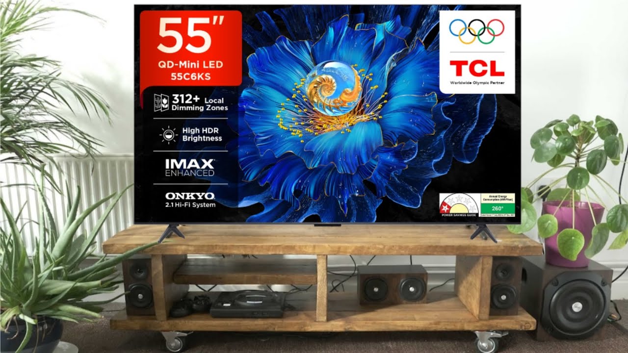 TCL 55C6KS 55 inches 4K Ultra HD Smart QD-Mini LED Google TV 