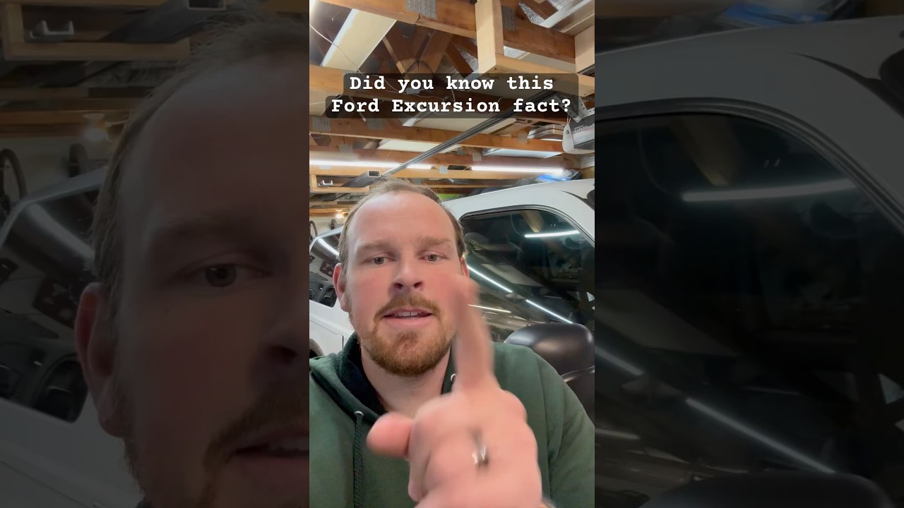 Did You Know This Ford Excursion Mirror Fact? #shorts