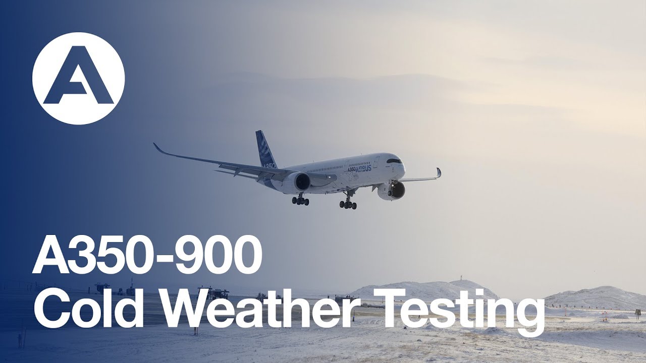 A350 XWB cold weather testing in Iqaluit, Canada