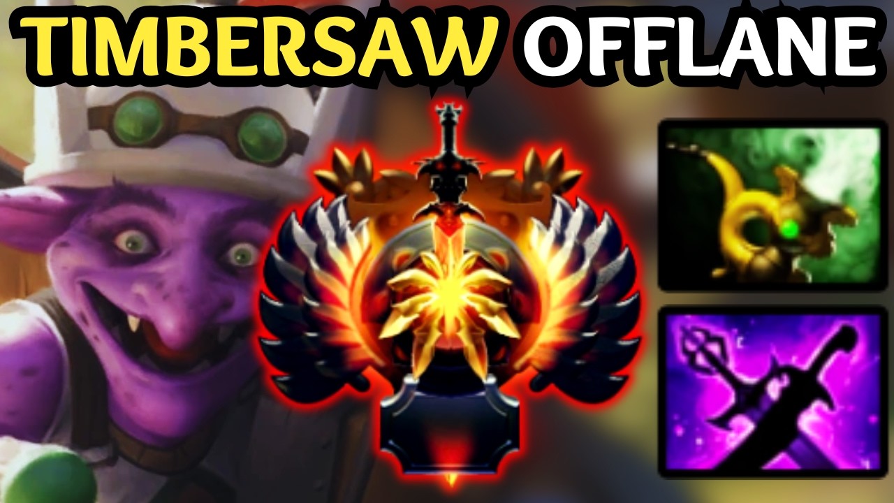 🔥 MASTER TIMBERSAW Offlane — Total Lane & Teamfight Control 🔥 Dota 2 Offlane