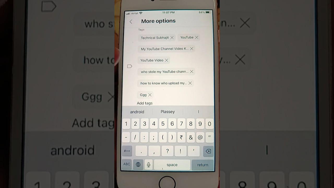How to Add Tags on YouTube Video