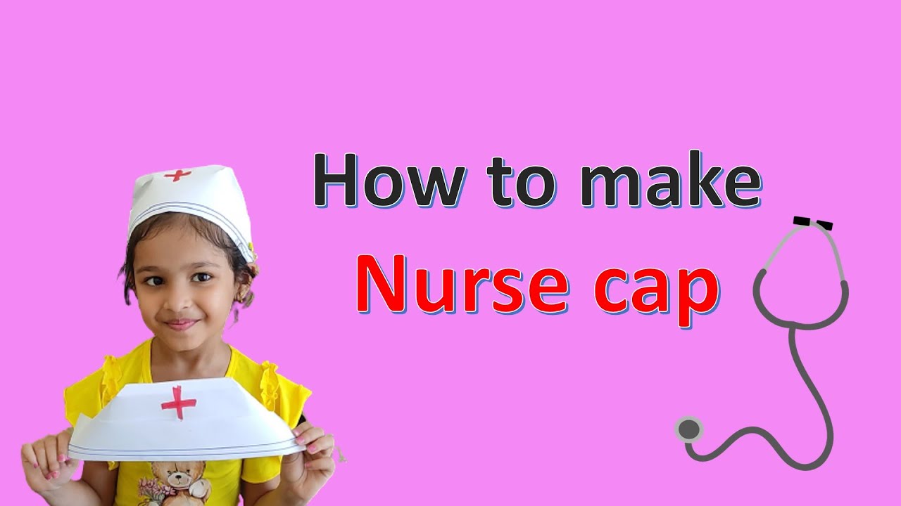 How to make Nurse Cap with Paper | Easy and Simple way for Kids