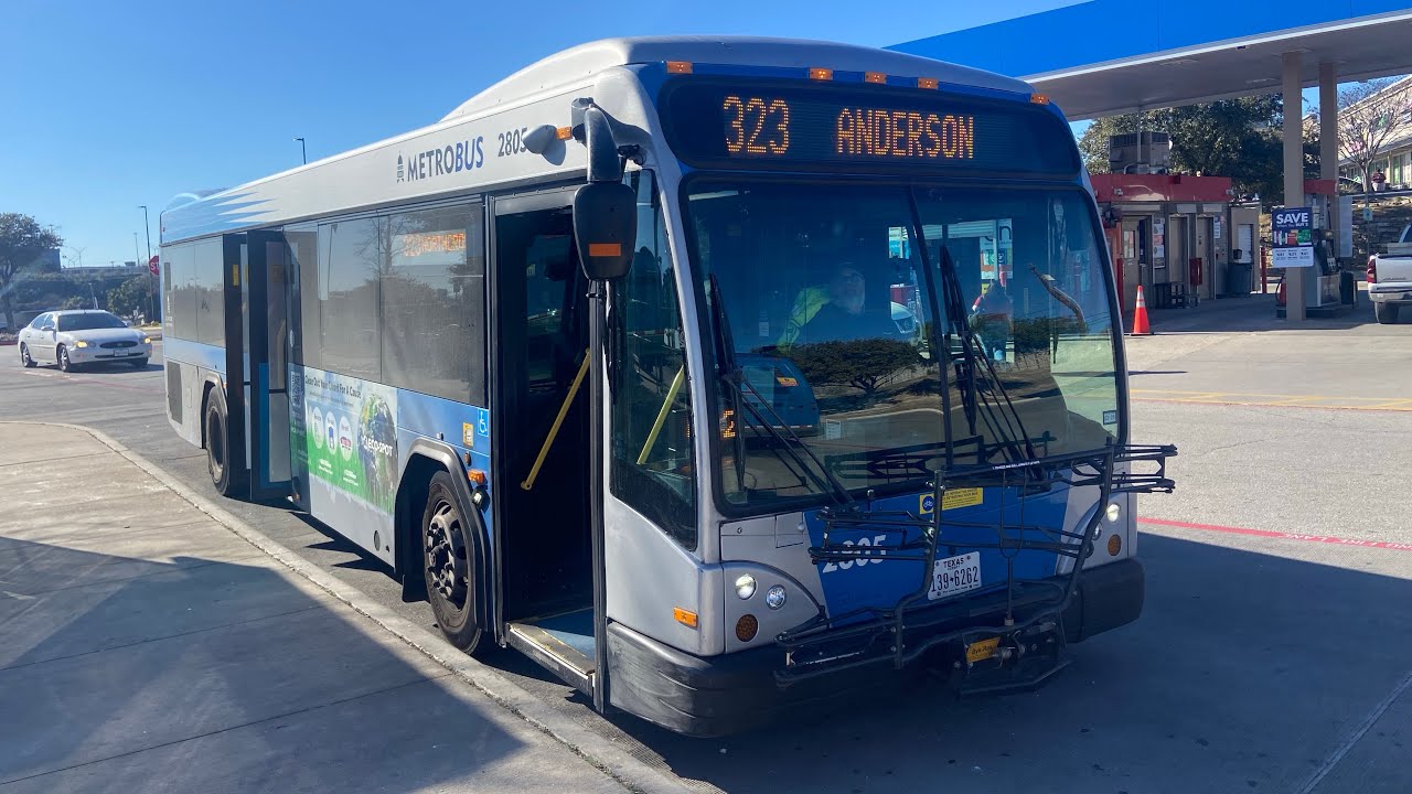 Riding Capital Metro (Route 323) FULL WB RIDE #2805