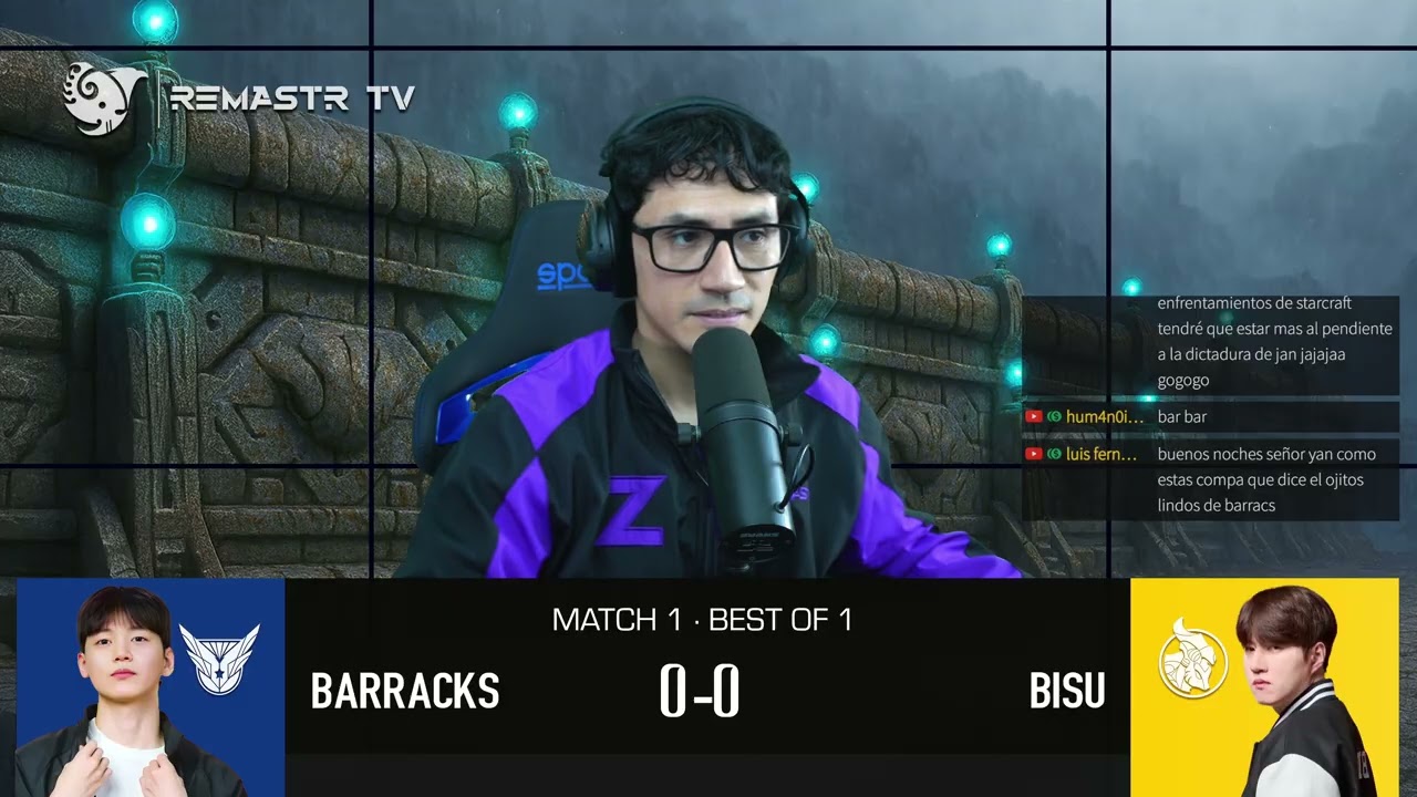 STARCRAFT COREANO GOSU 🇰🇷 BISU vs BARRACKS 🇰🇷 | M1·BO1