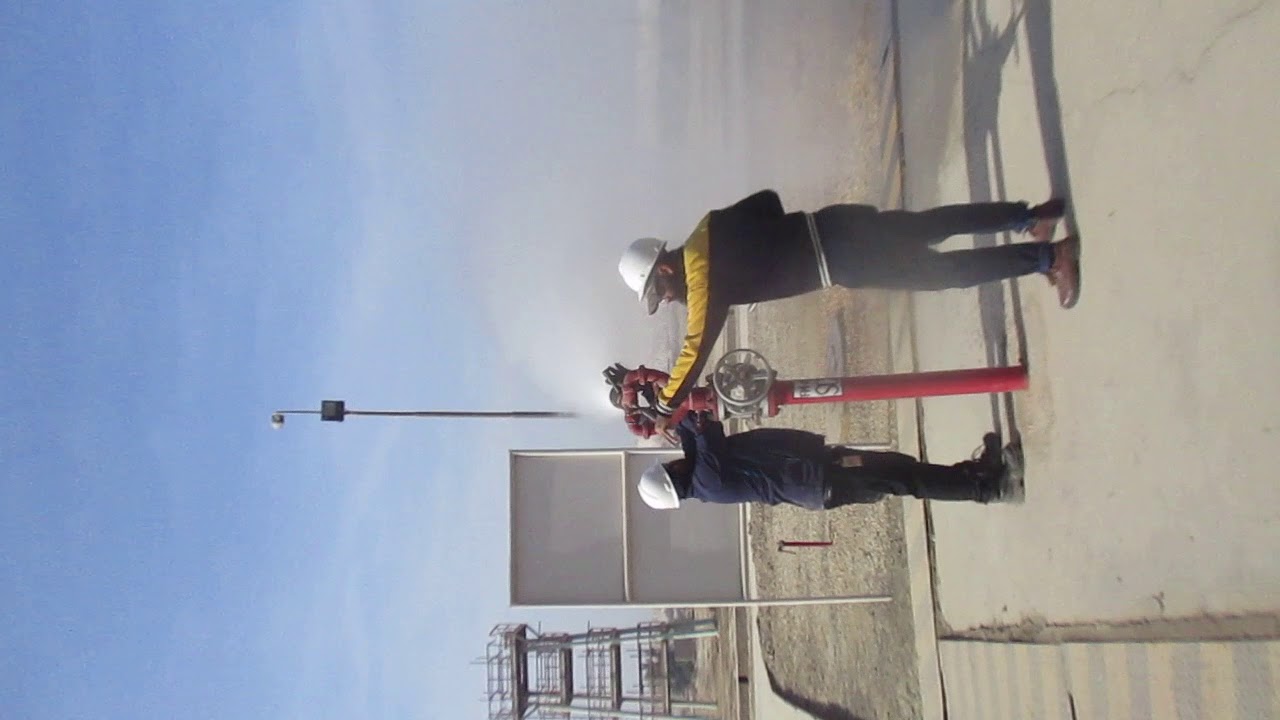 Fire Monitor Inspection & Operation - Fatima Fertilizer SDQ