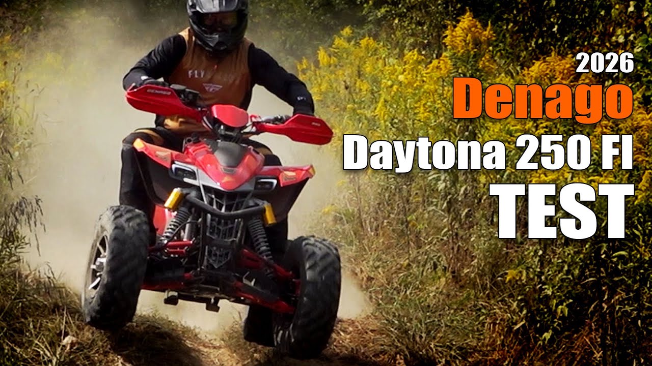 Обзор Denago Daytona 250 FI 2026 года | Доступный спортивный квадроцикл для начинающих