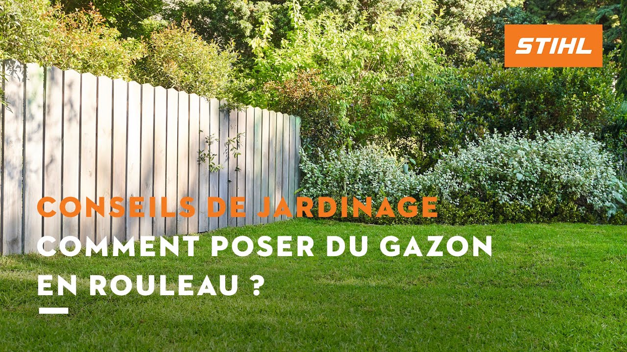 Comment poser du gazon en rouleau pour une pelouse parfaite ? | Conseils de jardinage STIHL