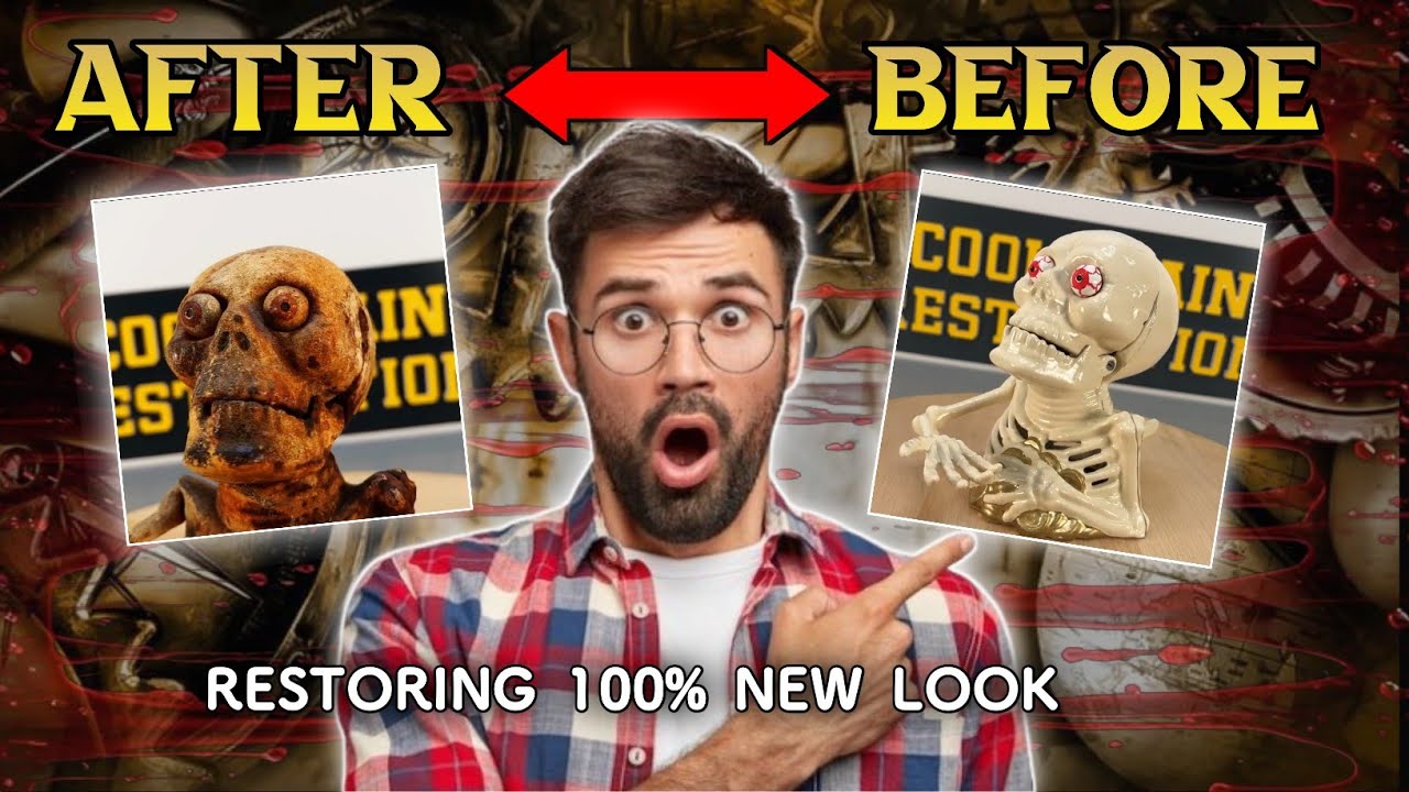 Hungry Skull - Mechanical Coin Bank Restoration 😱.......