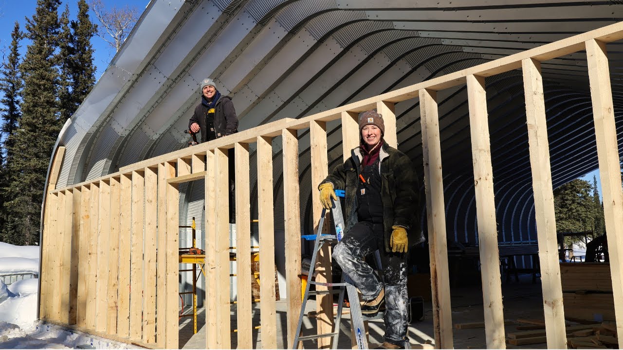 Building Endwalls with Sawmill Lumber | Quonset Hut Workshop