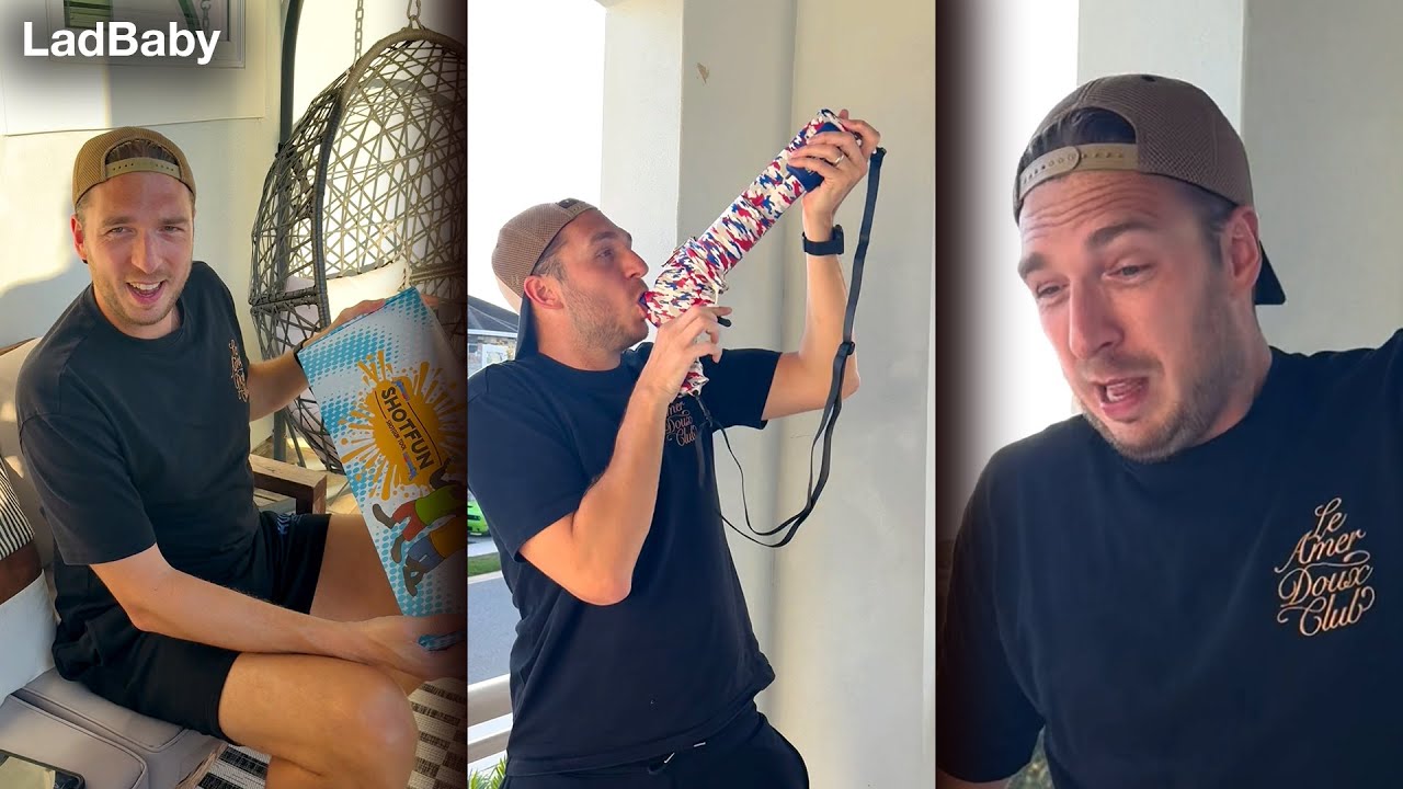 Surprising Dad with an American New Years Eve present 🤣🎁