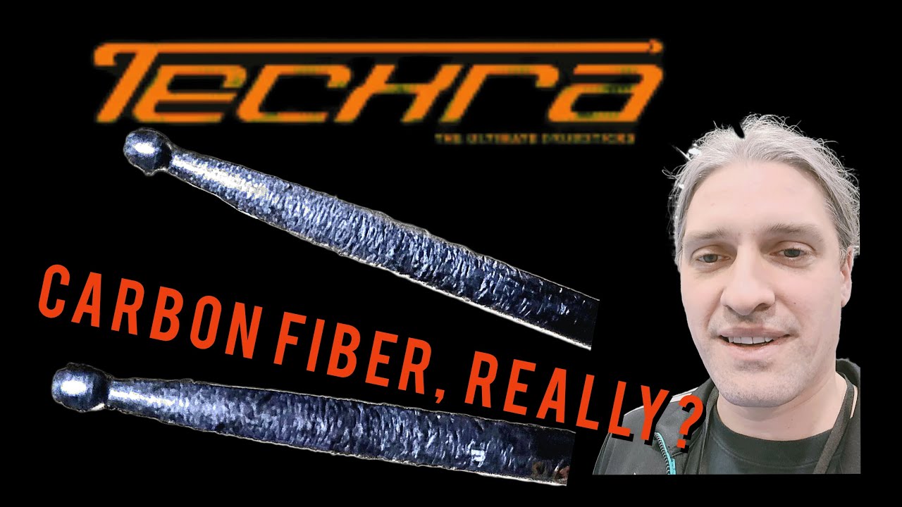 Techra Carbon Fiber Sticks Review and Sound Check