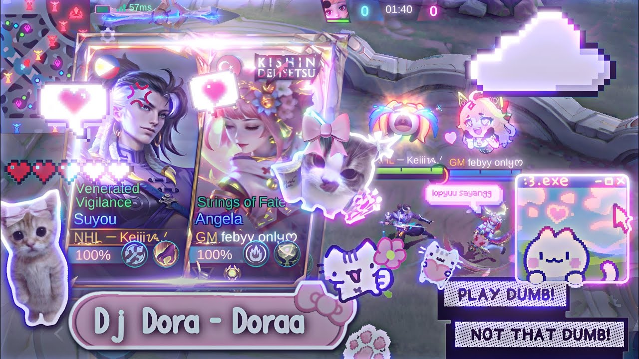 PRESET MLBB AESTHETIC DUO BUCIN ✨- DJ DORA DORAA🎶- TREND TIKTOK