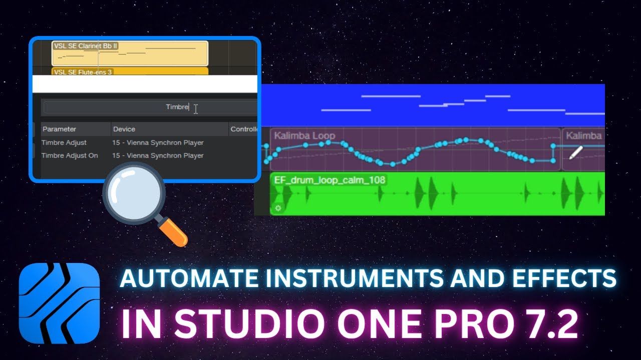 Studio One Pro 7.2: New Search Feature for Automating Instruments and Effects