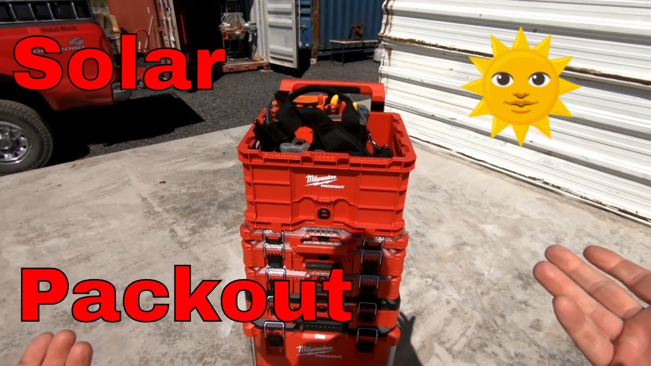 Solar Installer Milwaukee Packout | Electrician Kit