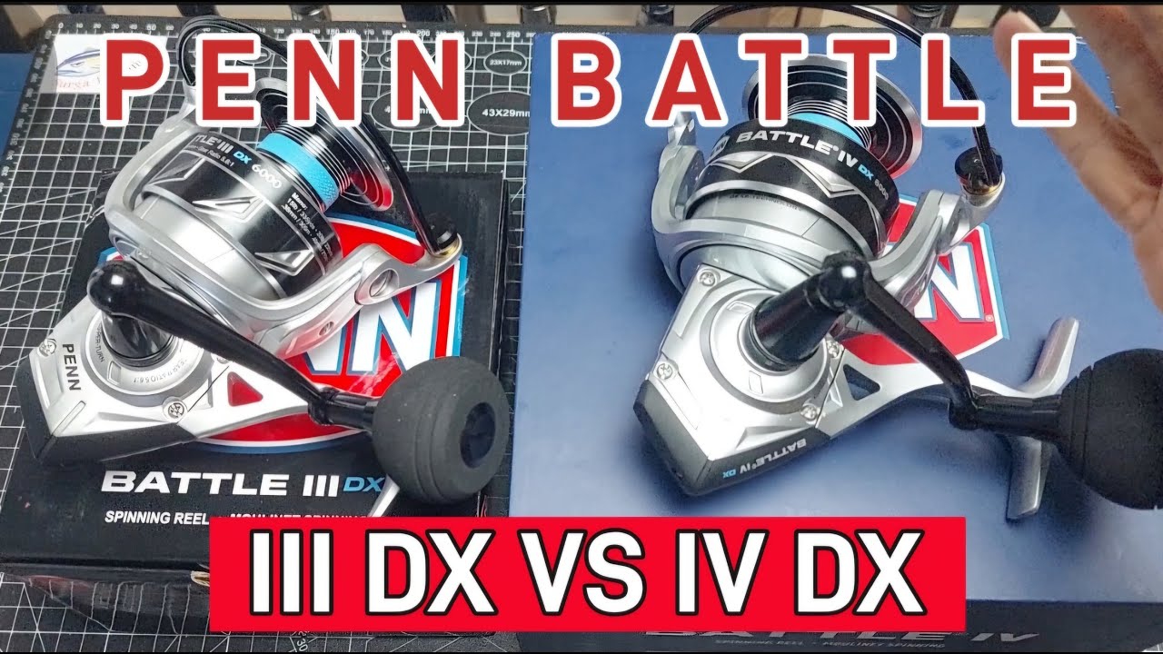 Review Perbandingan Singkat‼️Reel PENN BATTLE III DX VS IV DX 6000