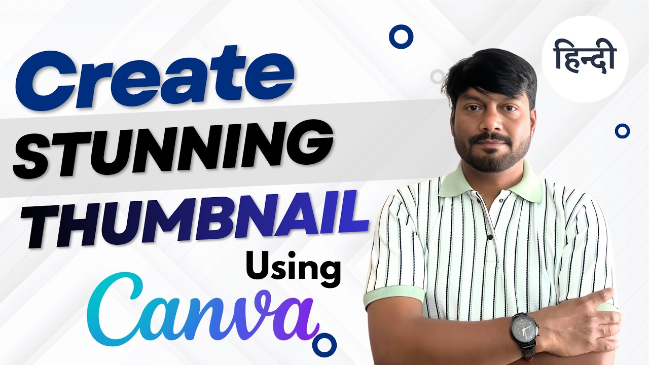 Create Stunning Attractive YouTube Thumbnails Using Canva | Tech Classroom by Prof. Ravi Patel