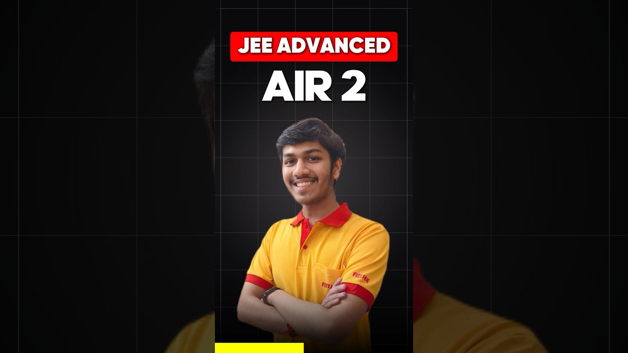 JEE Advanced 2024 AIR 1 vs AIR 2 🔥| IIT Motivation #shorts