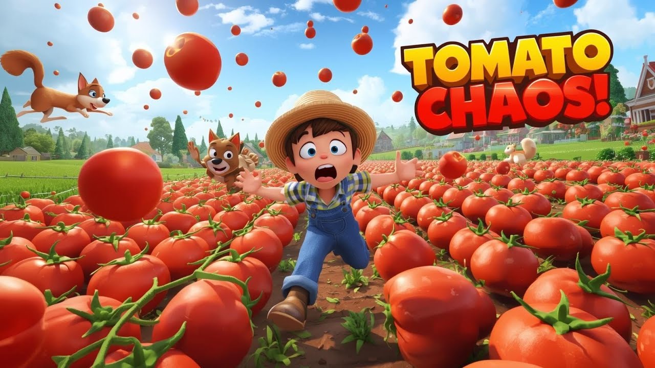 🍅 Crazy Tomato Harvest! Funny Farming Game Gameplay