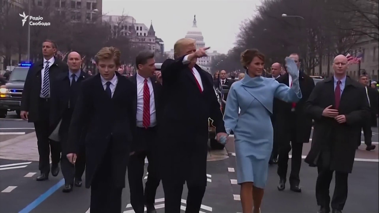 Трамп прошел во главе инаугурационного парада в Вашингтоне