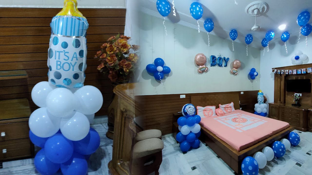 New Born Baby Welcome home Decoration Ideas | Welcome Baby boy to home Dream Decoration