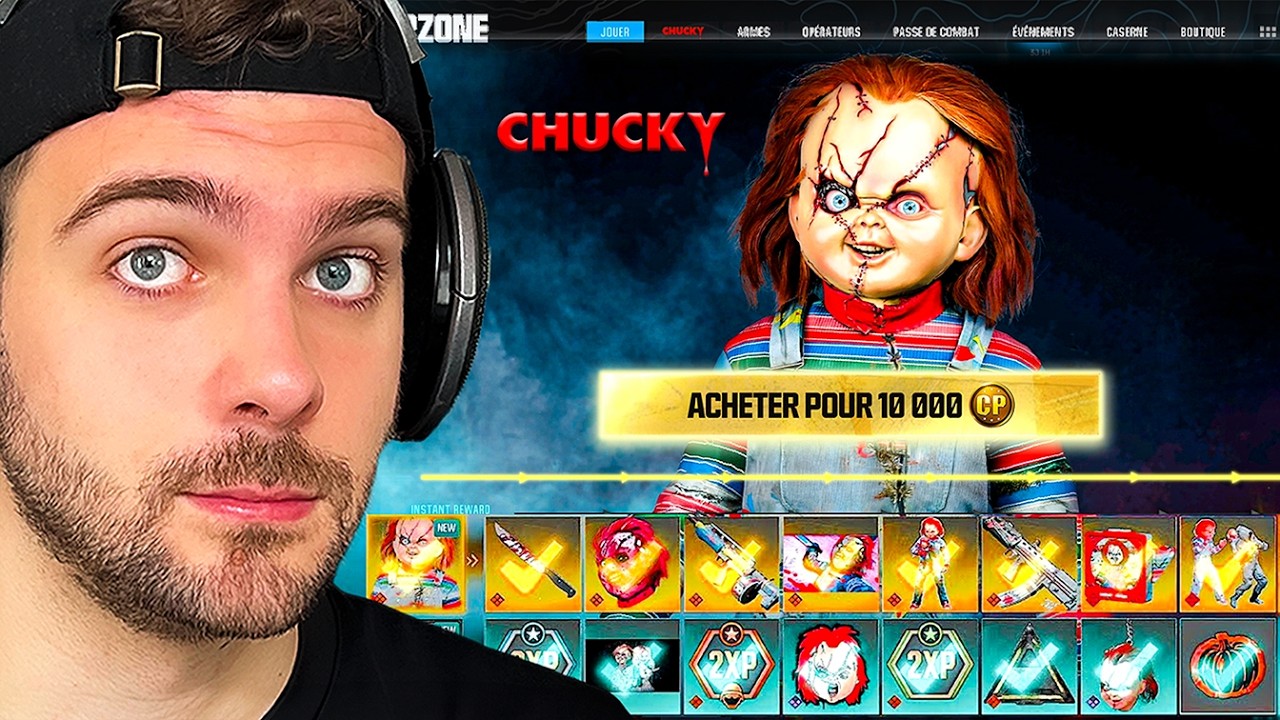 J’achète TOUT du NOUVEL ÉVENT “CHUCKY” sur Warzone (c’est violent…)