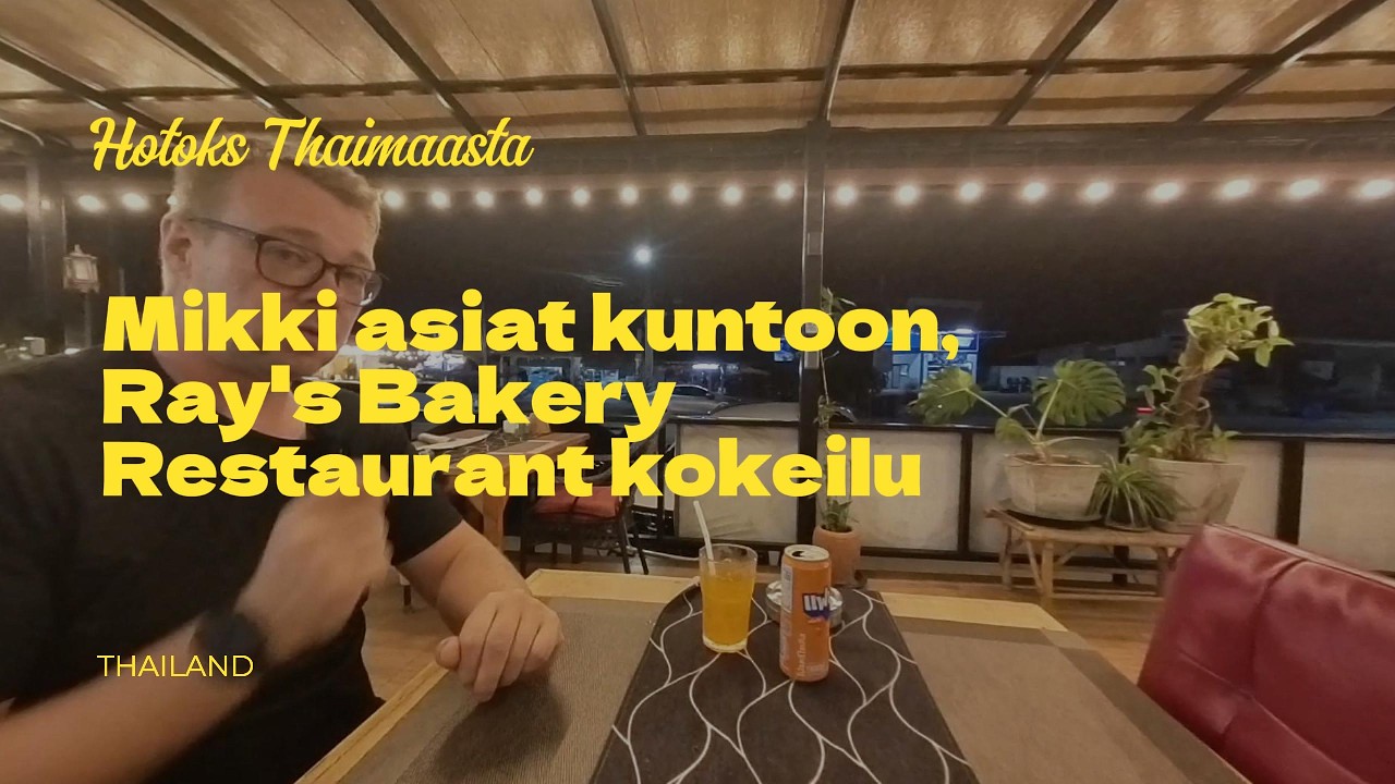 Mikrofoni asiat kuntoon, Ray's Bakery Restaurant kokeilu eli burgeria
