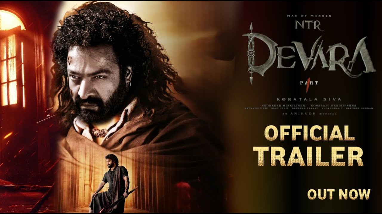 Devara Official Trailer | NTR , Koratala Siva, Jhanvi Kapoor, Anirudh | Devara Theatrical Trailer