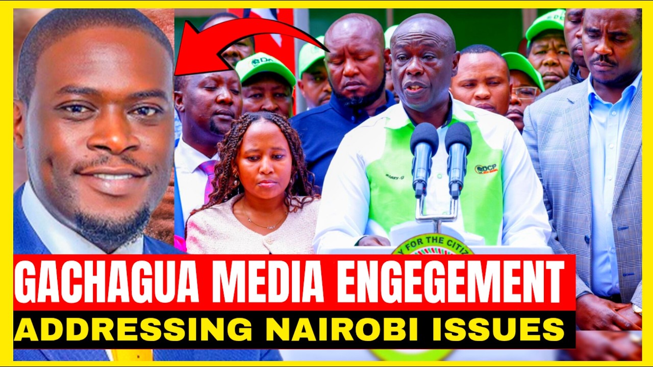 LIVE;GACHAGUA MEDIA ENGAGMENT NAIROBI