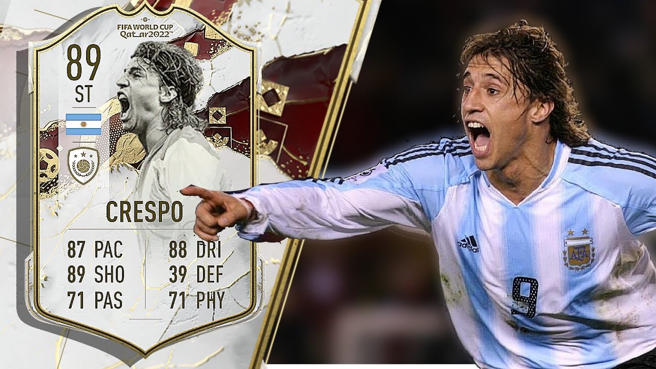 89 WORLD CUP ICON CRESPO PLAYER REVIEW FIFA 23