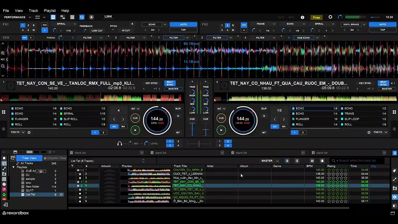 VIETMIX-NHAC TET#dj #djdutch #remix #rekordbox #vietmix #djremix #xuhuongyoutube