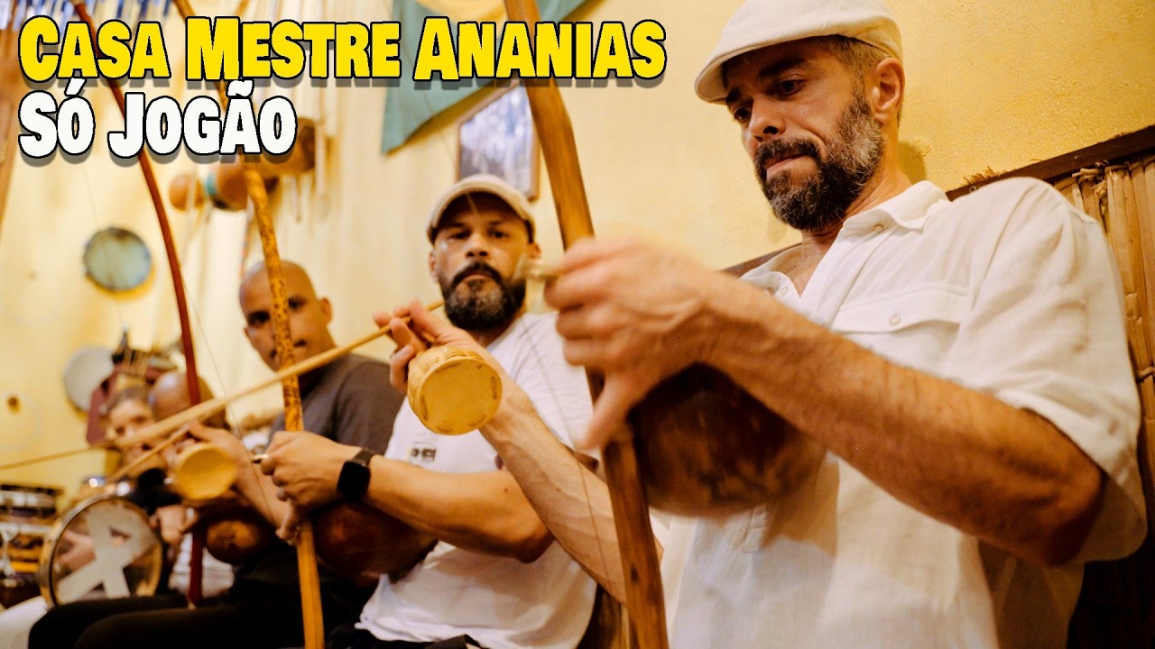 Roda de Capoeira na Casa Mestre Ananias São Paulo Brazil 24/02/2026