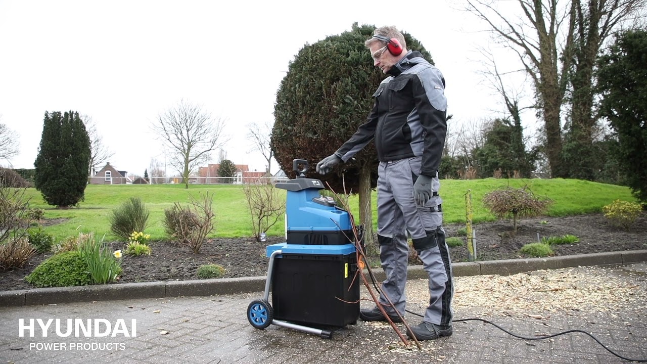 Hyundai Power Products | 57389 | Hakselaar / Houtvernipperaar Elektrisch | 2800 Watt