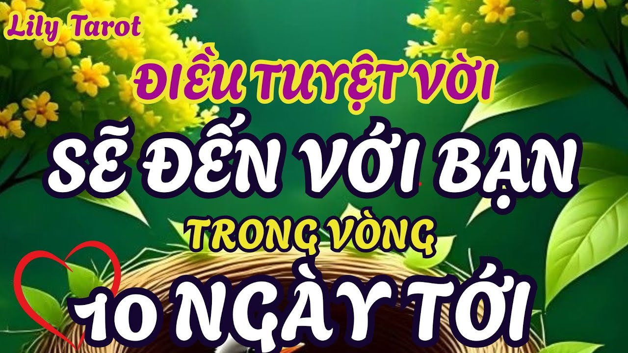 Những điều tốt đẹp sẽ đến với bạn trong vòng 10 ngày tới @tarot