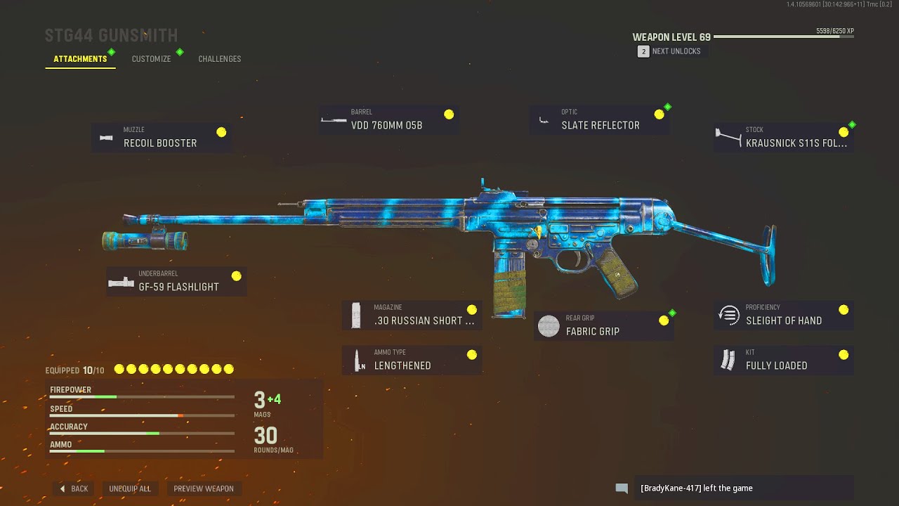 this *2 SHOT* STG CLASS SETUP is INSANE! 😲 V2 ROCKET! (Best STG 44 Class Setup) | Vanguard