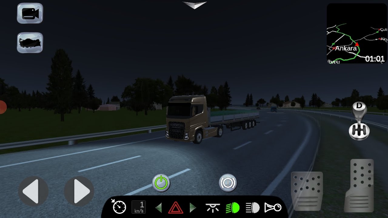 Cargo simulator Türkiye 2021'de Kaman'dan Safranbolu'ya yem taşıdım 