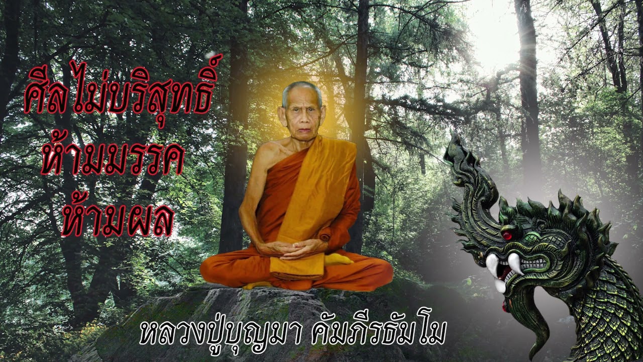 ศีลไม่บริสุทธิ์  ห้ามมรรคห้ามผล  เทศนาธรรม หลวงปู่บุญมา คัมภีรธัมโม  #ศีลไม่บริสุทธิ์ห้ามมรรคห้ามผล