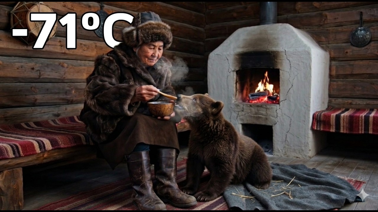 A Wild Bear Carried Her Sick Cub to an 80-Year-Old Woman’s Door in -71°C Siberia