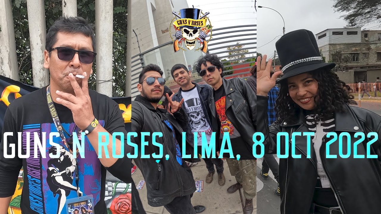 Concierto de GUNS N ROSES en LIMA 2022 l ermitañoclips