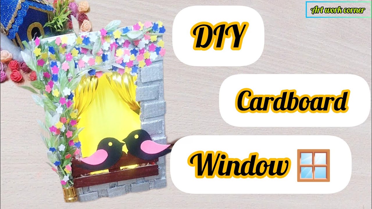 How to make window 🪟 decoration craft idea 💡. # trending #DIY #Window #Artworkcorner #Viralvideo