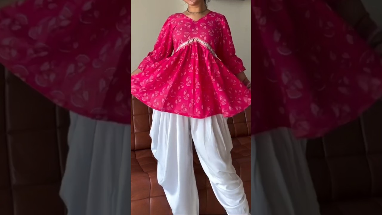 Alia cut short kurti umbrella | stylish top cutting and stitching | top cutting and stitching ??