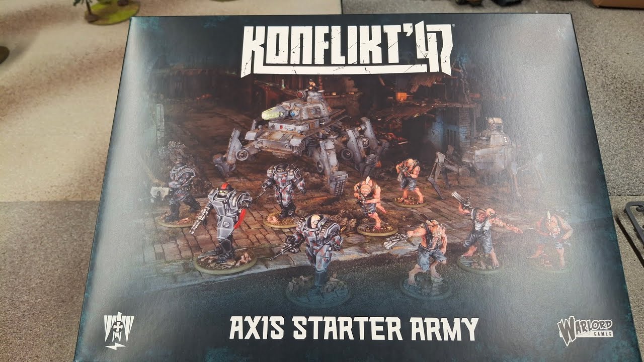First Look!  Konflikt 47 Axis Starter Army!