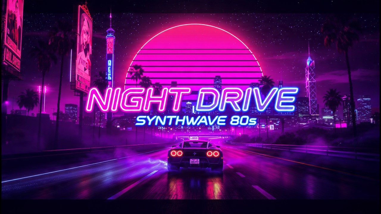 🔴 LIVE: Back to the 80’s | Night Drive — Synthwave & Retrowave — Outrun Mix