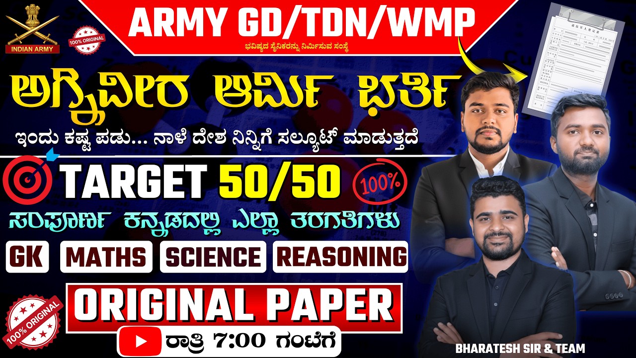 Real Agniveer Exam Paper Analysis 2026 in Kannada | Section-Wise Review & Strategy | KANNADA+ENGLISH