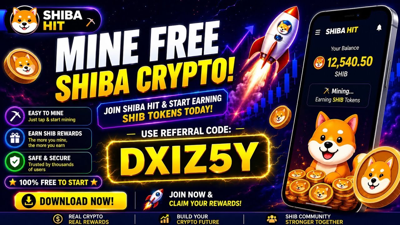 🚀 Earn Free SHIB Crypto 2026 | Shiba Hit Mining App Review | Free SHIBA Tokens Daily 💰