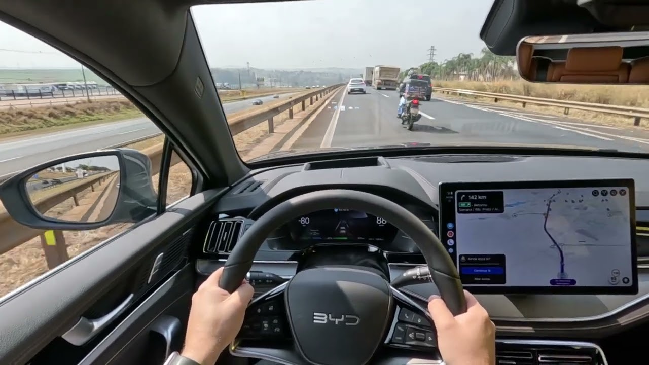 POV/ASMR BYD TAN na Rodovia Anhanguera - S&atilde;o Paulo - Brasil 🇧🇷